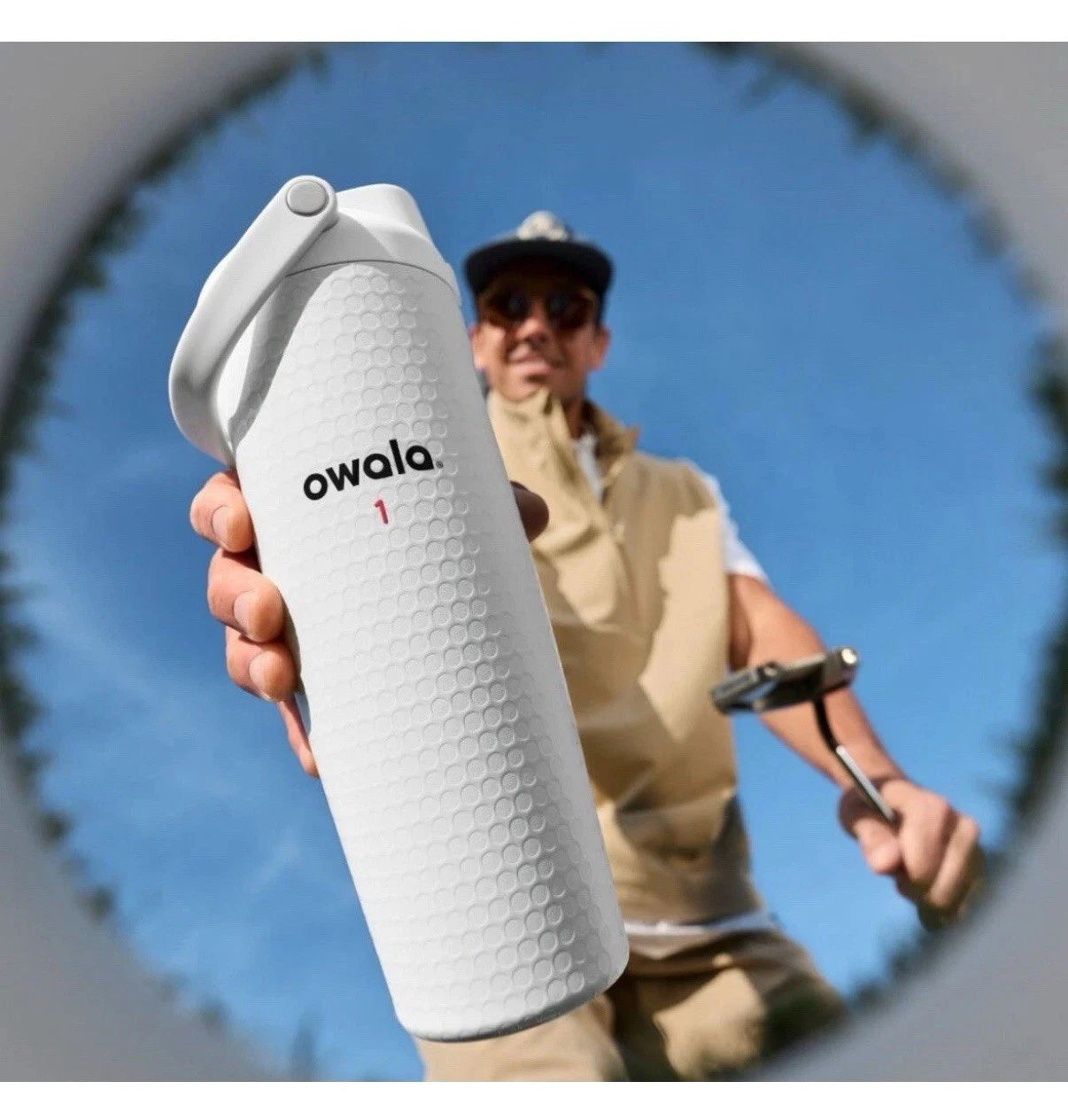 Owala 30oz FreeSip Sway Fairways For Days Golf Water Bottle In Hand⛳️ RARE
